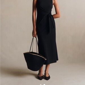Black Sleeveless Maxi Dress